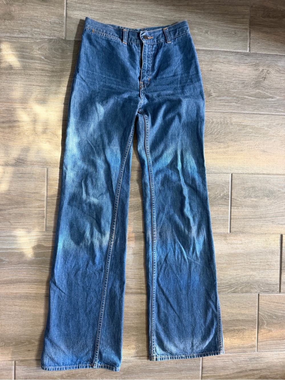 Original 1970s Charlie’s Angels High-Rise Blue Women's Jeans